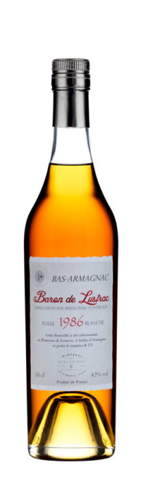 1986-Bas-Armagnac Baron de Lustrac